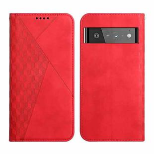 For Google Pixel 6 Pro Skin Feel Magnetic Leather Phone Case(Red)