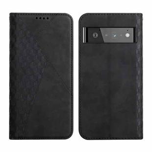 For Google Pixel 6 Pro Skin Feel Magnetic Leather Phone Case(Black)