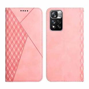 For Xiaomi Redmi Note 11 Pro 5G Skin Feel Magnetic Leather Phone Case(Rose Gold)