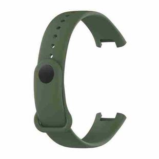 For Xiaomi Redmi Smart Band Pro Silicone Watch Band(Dark Green)