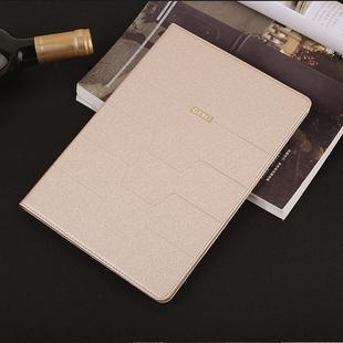 For iPad Pro 10.5 inch GEBEI PU+TPU Horizontal Flip Protective Case with Holder & Card Slots(Gold)