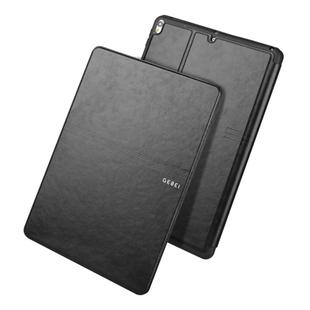 For iPad Pro 10.5 inch GEBEI Full Coverage Horizontal Flip Protective Case with Holder & Card Slots(Black)