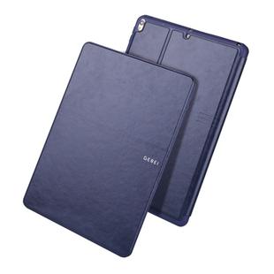 For iPad Pro 10.5 inch GEBEI Full Coverage Horizontal Flip Protective Case with Holder & Card Slots(Dark Blue)
