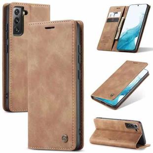 For Samsung Galaxy S22 CaseMe 013 Multifunctional Horizontal Flip Leather Phone Case(Brown)