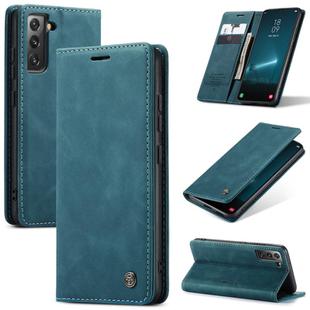 For Samsung Galaxy S22 CaseMe 013 Multifunctional Horizontal Flip Leather Phone Case(Blue)