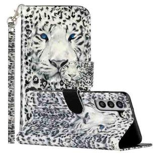 For Samsung Galaxy S22+ 5G 3D Pattern Horizontal Flip PU Leather Phone Case(Leopard)