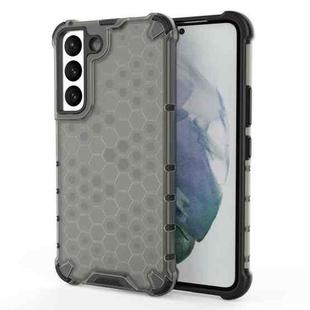 For Samsung Galaxy S22 5G Honeycomb PC + TPU Phone Case(Black)