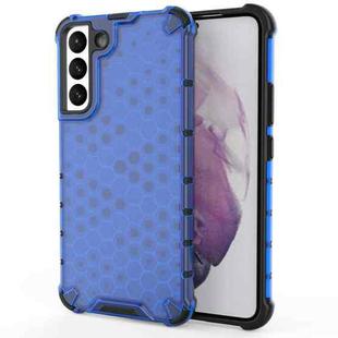 For Samsung Galaxy S22+ 5G Honeycomb PC + TPU Phone Case(Blue)