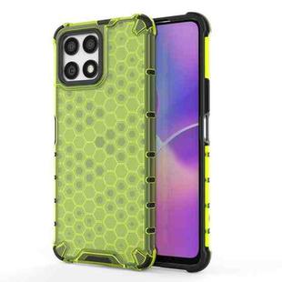 For Honor X30i Honeycomb PC + TPU Phone Case(Green)