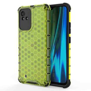 For OPPO Realme Narzo 50 4G Honeycomb PC + TPU Phone Case(Green)