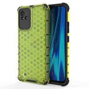 For OPPO Realme Narzo 50i Honeycomb PC + TPU Phone Case(Green)