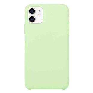 For iPhone 12 mini Solid Silicone Phone Case (Mint Green)