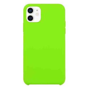 For iPhone 12 mini Solid Silicone Phone Case (Dark Green)