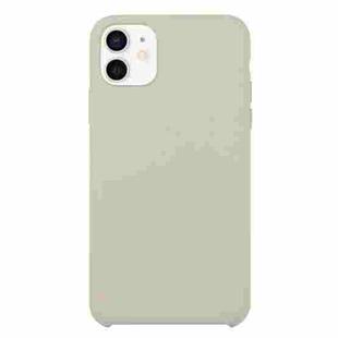 For iPhone 12 mini Solid Silicone Phone Case (Rock Ash)