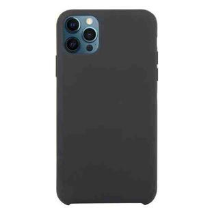 For iPhone 12 / 12 Pro Solid Silicone Phone Case(Ash)