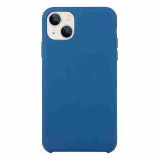 For iPhone 13 mini Solid Silicone Phone Case (Cobalt Blue)