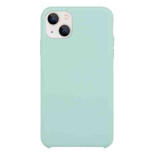 For iPhone 13 mini Solid Silicone Phone Case (Emerald Green)