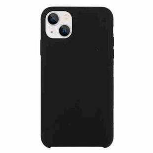 For iPhone 13 mini Solid Silicone Phone Case (Black)