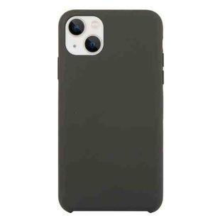 For iPhone 13 mini Solid Silicone Phone Case (Cocoa)