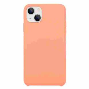 For iPhone 13 Solid Silicone Phone Case(Begonia)