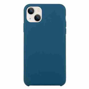 For iPhone 13 Solid Silicone Phone Case(Xingyu Blue)