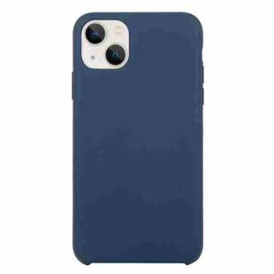For iPhone 13 Solid Silicone Phone Case(Midnight Blue)