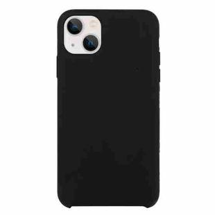 For iPhone 13 Solid Silicone Phone Case(Black)
