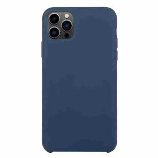 For iPhone 13 Pro Solid Silicone Phone Case (Midnight Blue)