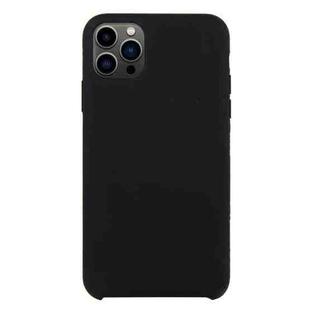 For iPhone 13 Pro Solid Silicone Phone Case (Black)
