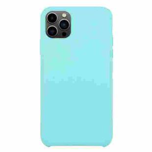 For iPhone 13 Pro Solid Silicone Phone Case (Ice Blue)