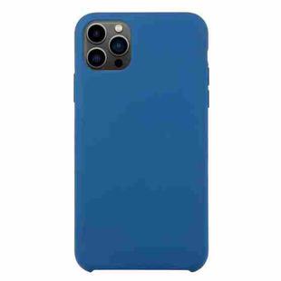 For iPhone 13 Pro Max Solid Silicone Phone Case (Cobalt Blue)