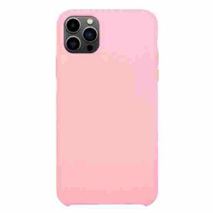 For iPhone 13 Pro Max Solid Silicone Phone Case (Rose Pink)