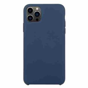 For iPhone 13 Pro Max Solid Silicone Phone Case (Midnight Blue)