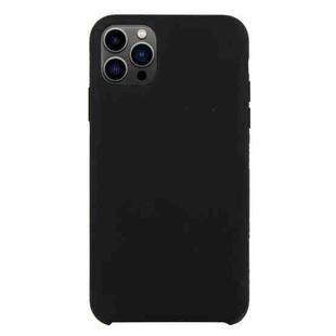 For iPhone 13 Pro Max Solid Silicone Phone Case (Black)