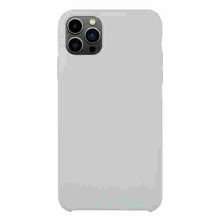 For iPhone 13 Pro Max Solid Silicone Phone Case (Blue Grey)