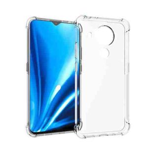 For Nokia 5.4 Shockproof Non-slip Thickening TPU Phone Case(Transparent)