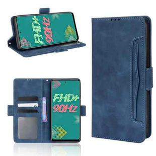 For Infinix Hot 11S Skin Feel Calf Pattern Leather Phone Case(Blue)