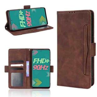 For Infinix Hot 11S Skin Feel Calf Pattern Leather Phone Case(Brown)