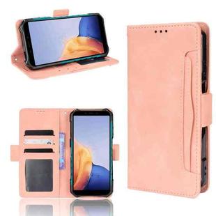 For Ulefone Armor X9 Skin Feel Calf Pattern Leather Phone Case(Pink)