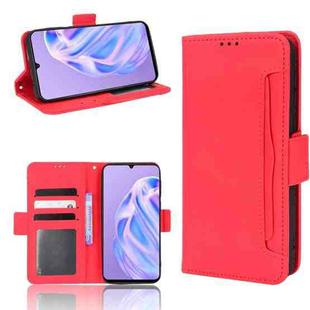 For Ulefone Note 6 / Note 6P Skin Feel Calf Pattern Leather Phone Case(Red)