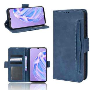 For Ulefone Note 6 / Note 6P Skin Feel Calf Pattern Leather Phone Case(Blue)