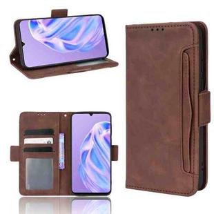 For Ulefone Note 6 / Note 6P Skin Feel Calf Pattern Leather Phone Case(Brown)