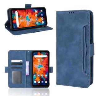 For UMIDIGI BISON X10 Skin Feel Calf Pattern Leather Phone Case(Blue)