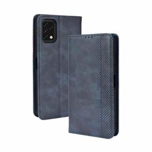 For Umidigi Power 5S Magnetic Buckle Retro Texture Leather Case(Blue)