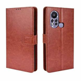 For Infinix Hot 11S Retro Crazy Horse Texture Leather Phone Case(Brown)