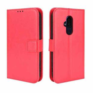 For Fujitsu F52B JP Retro Crazy Horse Texture Leather Phone Case(Red)