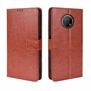 For Nokia G300 Retro Crazy Horse Texture Leather Phone Case(Brown)