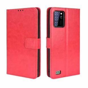 For Oukitel C25 Retro Crazy Horse Texture Leather Phone Case(Red)