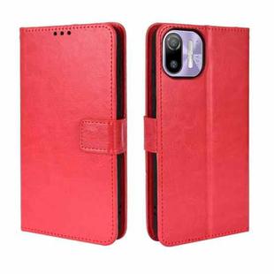 For Ulefone Note 6/ Note 6P Retro Crazy Horse Texture Leather Phone Case(Red)