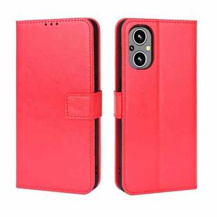 For OnePlus Nord N20 5G Retro Crazy Horse Texture Leather Phone Case(Red)